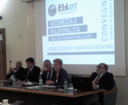 Convegno EBLART: “Sicurezza e Bilateralità nell’Artigianato del Lazio”