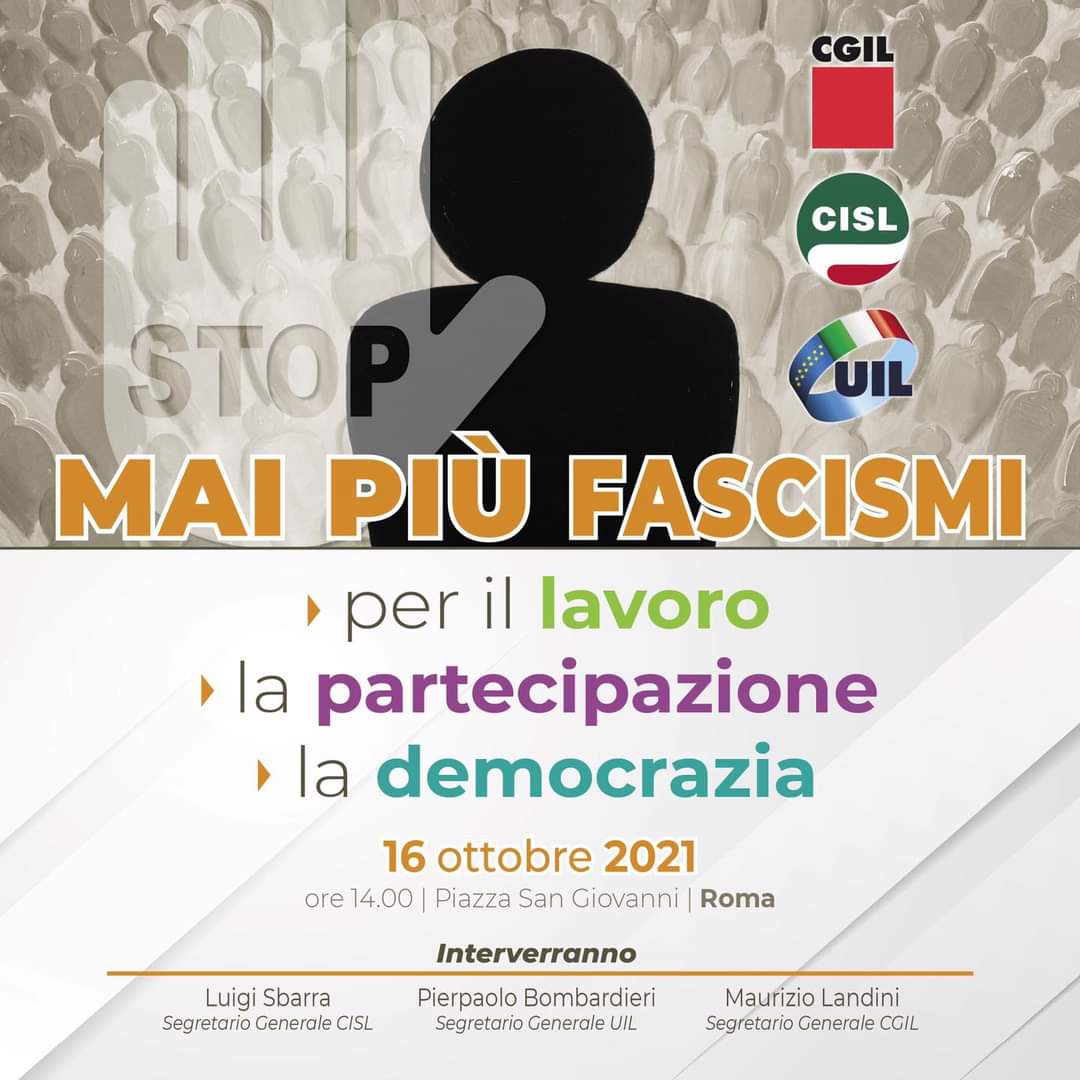 Mai più fascismi.