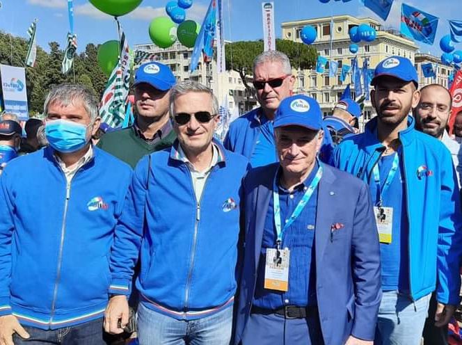 La UILM di ROMA a piazza San Giovanni.