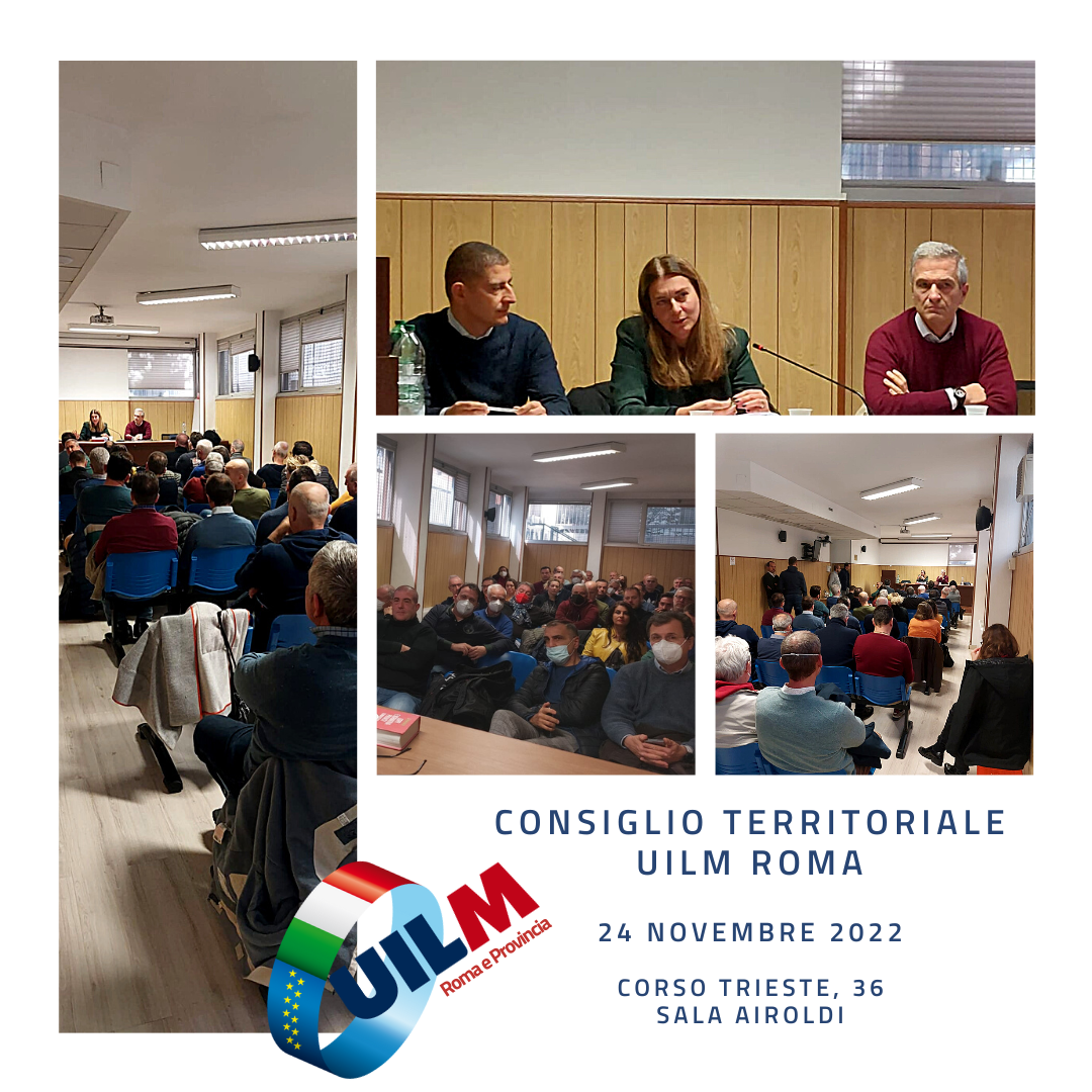 Riunito il Consiglio Territoriale UILM Roma