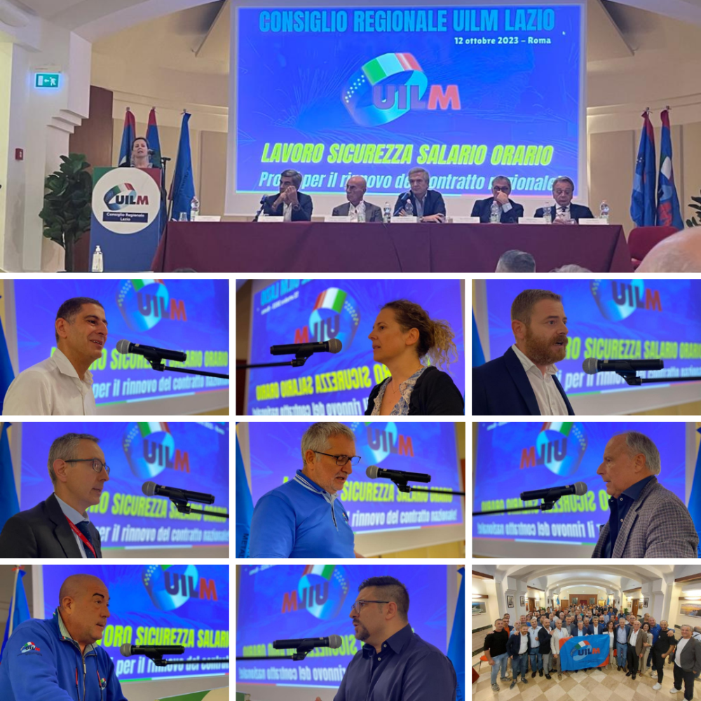 CONSIGLIO REGIONALE UILM LAZIO