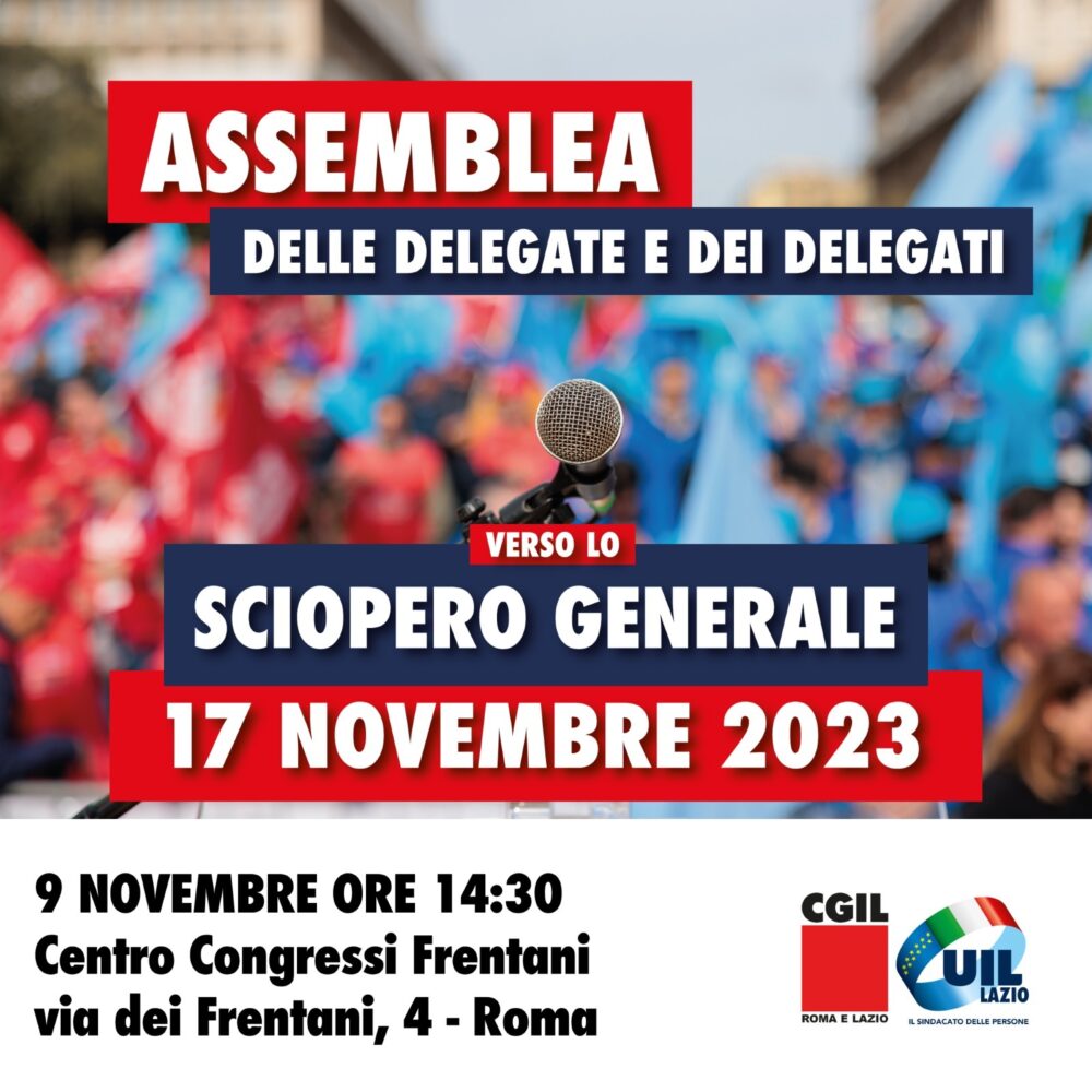 VERSO LO SCIOPERO GENERALE DEL 17 NOVEMBRE 2023