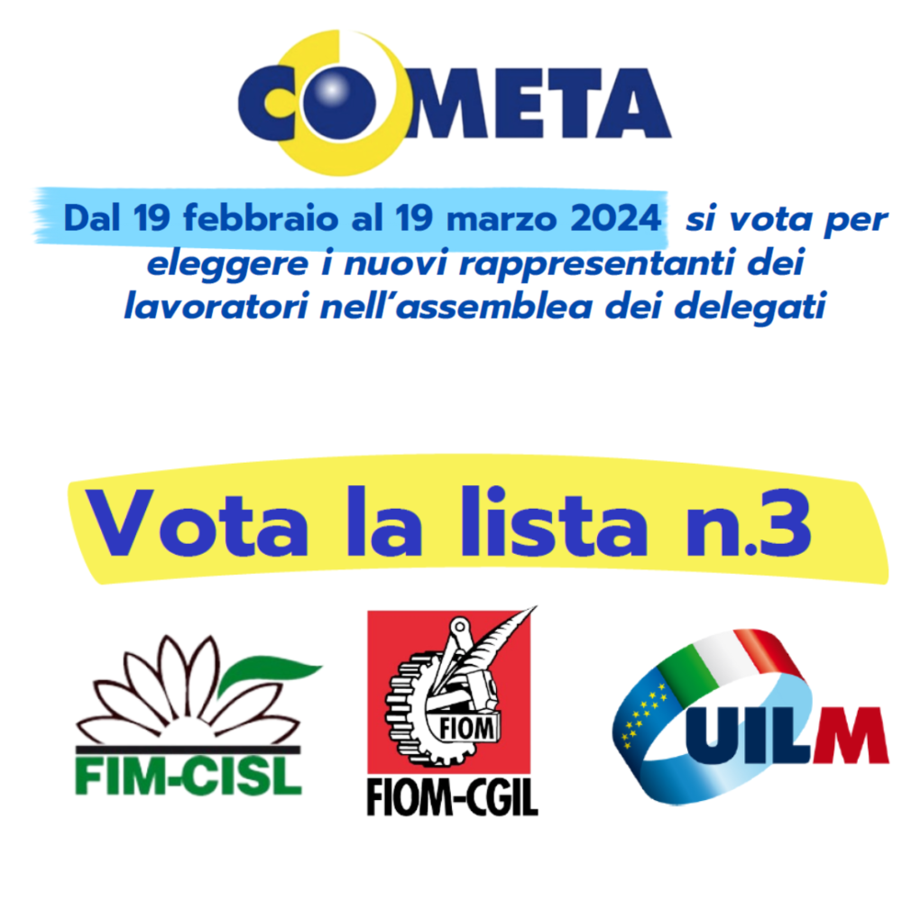 ELEZIONI COMETA 2024