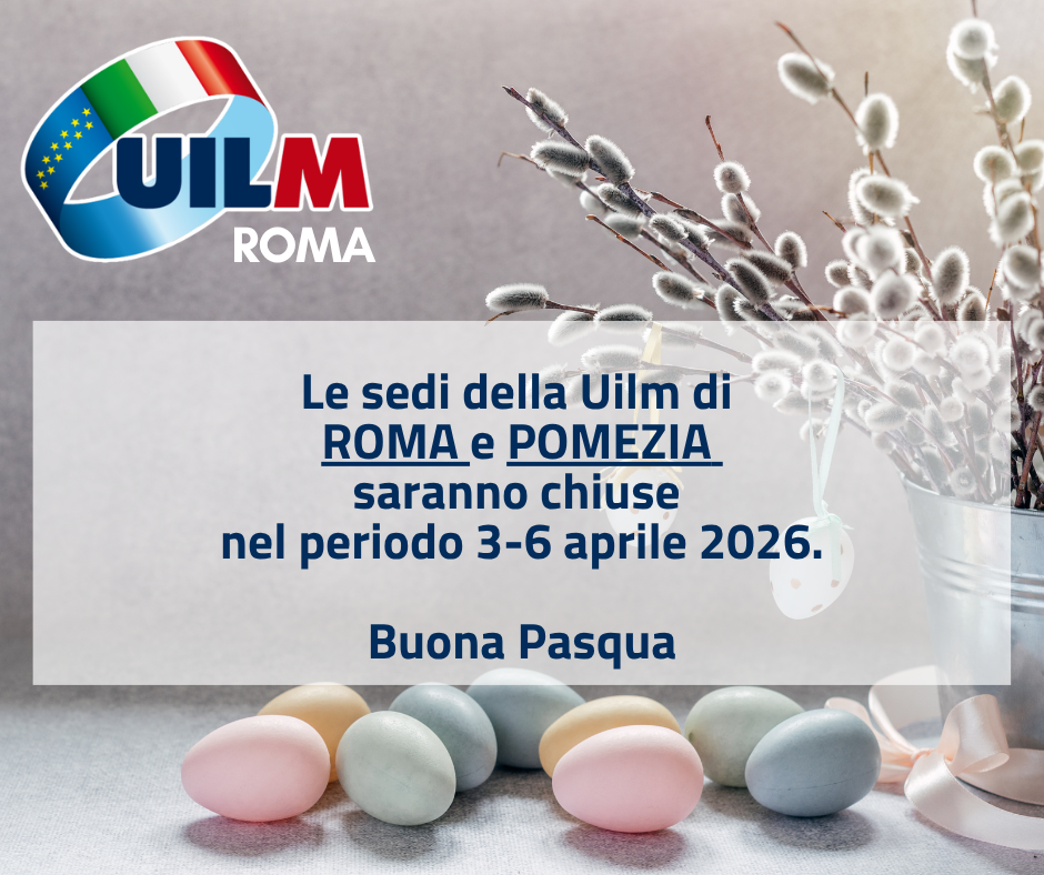 Chiusura uffici periodo pasquale